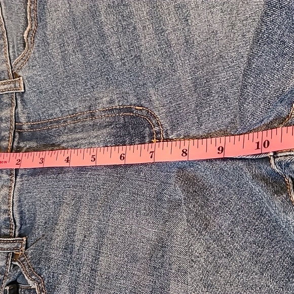 Indigo Rising Slightly Distressed Denim Shorts Size 5/27 - Picture 9 of 11